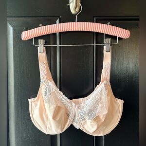 Simone Perele Pink Mesh Lace Bra Size 36 G